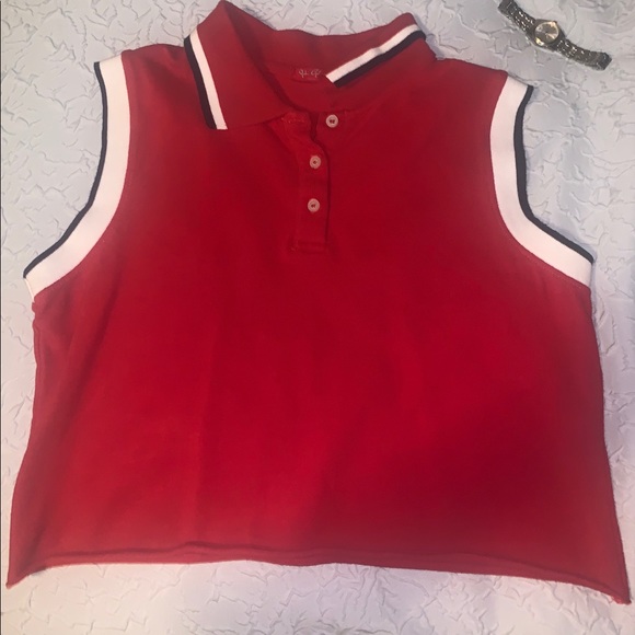 Brandy Melville Collared Tank Top - Picture 2 of 4